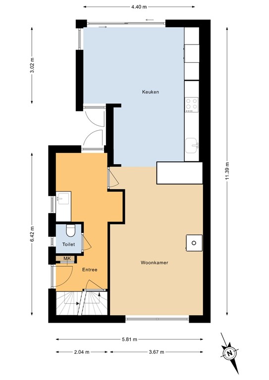 mediumsize floorplan